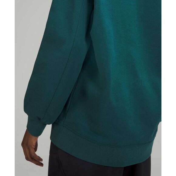 LULULEMON Perfectly Oversized Crew NWT 12 Green Jasper sweatshirt - Picture 3 of 12
